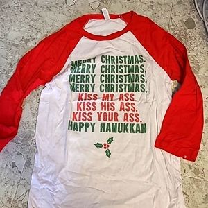 Novelty baseball tee